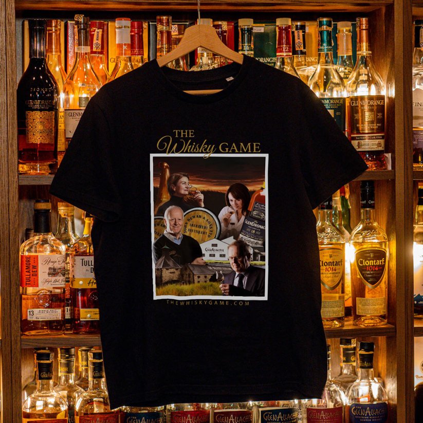 T-Shirt "Whisky Legends: Highlands and Speyside" - Color: Black, Size: M